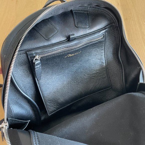 3.1 Phillip Lim Mini Bianca Backpack Denim Black main image 5